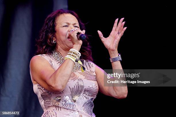 Candi Staton, Love Supreme Jazz Festival, Glynde Place, East Sussex, 2015. Artist: Brian O'Connor.