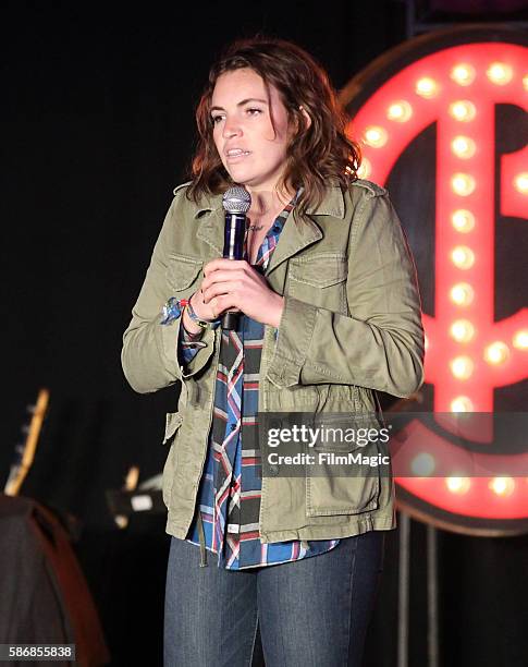 Comedian Beth Stelling performs on The Barbary Stage during the 2016 Outside Lands Music And Arts Festival at Golden Gate Park on August 6, 2016 in...