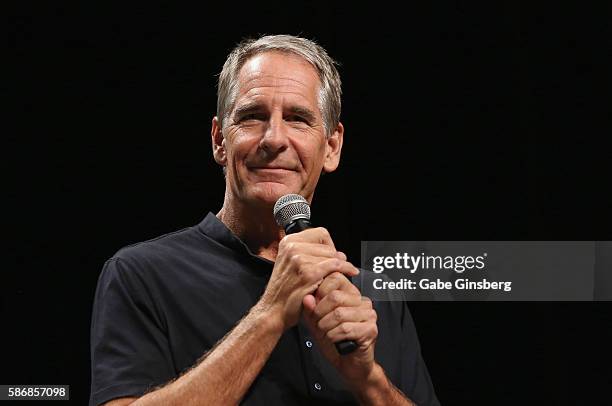 Actor Scott Bakula speaks during the 15th annual official Star Trek convention at the Rio Hotel & Casino on August 6, 2016 in Las Vegas, Nevada.