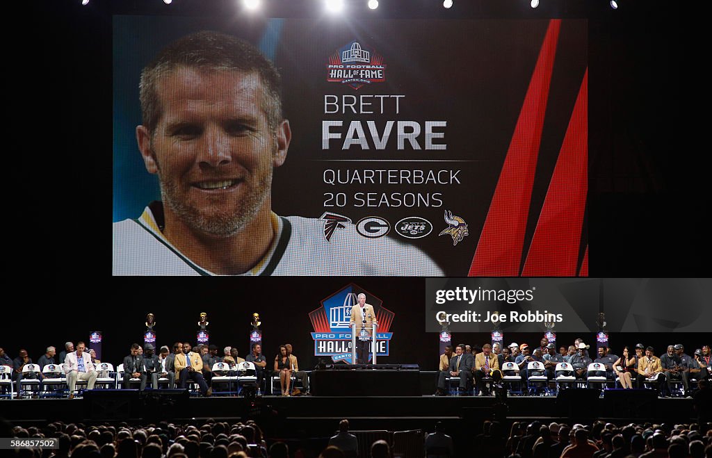 NFL Hall of Fame Enshrinement