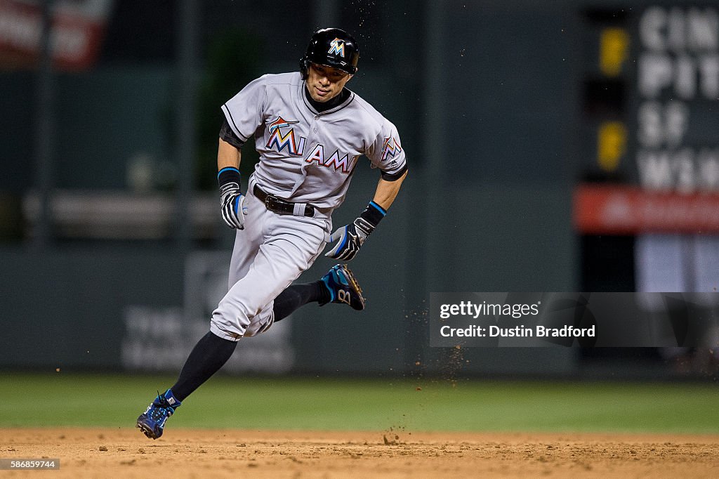 Miami Marlins v Colorado Rockies