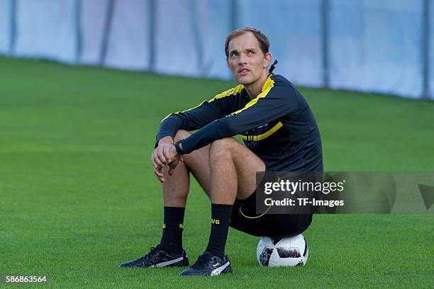Bad Ragaz, Schweiz , Trainingslager BV Borussia Dortmund, BVB, Trainer Thomas Tuchel