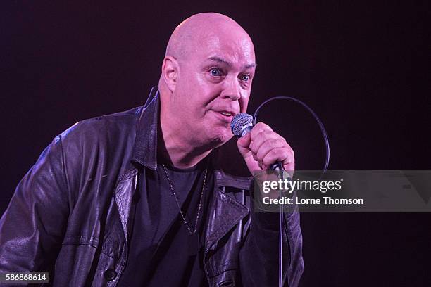 Riff Regan of London performs on day three of Rebellion Festival at the Opera House at Winter Gardens on August 6, 2016 in Blackpool, England.