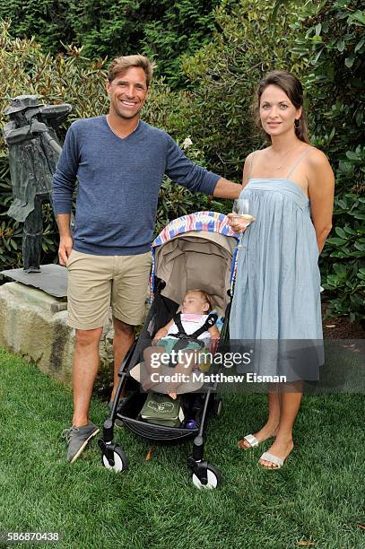 Jesse Spooner and Nicole Delma attend the Hamptons International Film Festival SummerDocs Series screening of "Betting On Zero" on August 6, 2016 in...