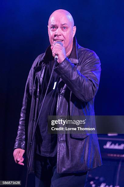 Riff Regan of London performs on day three of Rebellion Festival at the Opera House at Winter Gardens on August 6, 2016 in Blackpool, England.