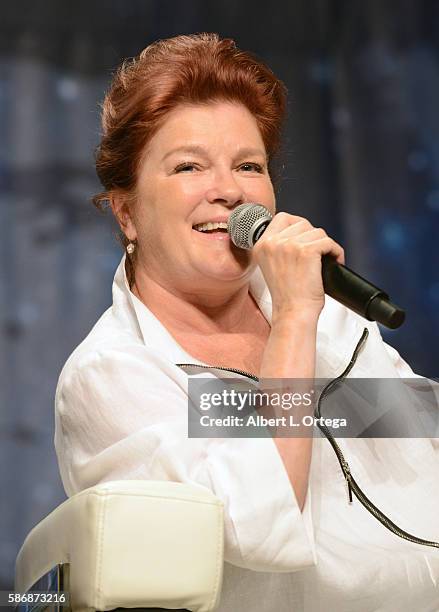 Actress Kate Mulgrew on day 4 of Creation Entertainment's Official Star Trek 50th Anniversary Convention at the Rio Hotel & Casino on August 6, 2016...