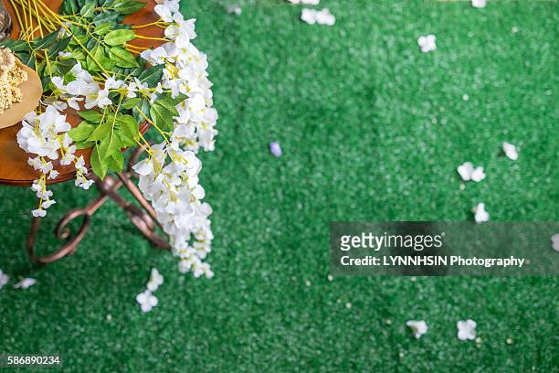 creative wedding flowers - lynnhsin stock-fotos und bilder