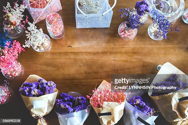 creative wedding flowers - lynnhsin stock-fotos und bilder