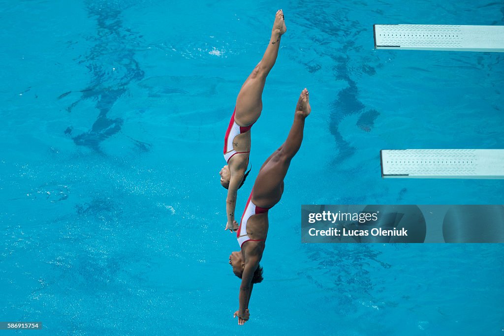 Synchronized Diving Events Canadian synchronized diving team Jennifer Abel and Pamela Ware... News ...
