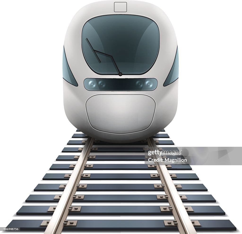 Rail Line Speed Vector Speed Train High-Res Vector Graphic - Getty Images