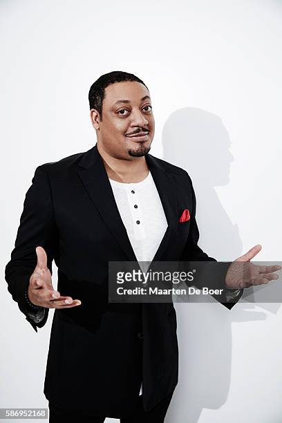 Cedric Yarbrough from Disney ABC Television Group's 'Speechless' poses for a portrait at the 2016 Summer TCA Getty Images Portrait Studio at the...