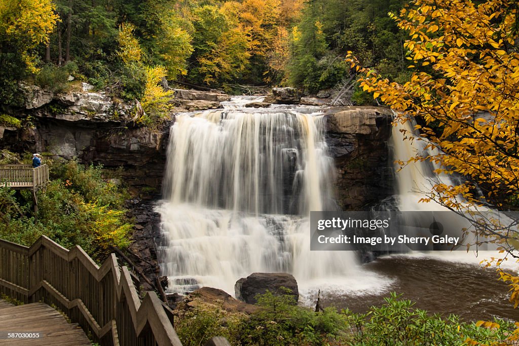 Blackwater Falls in autumn, West Virginia