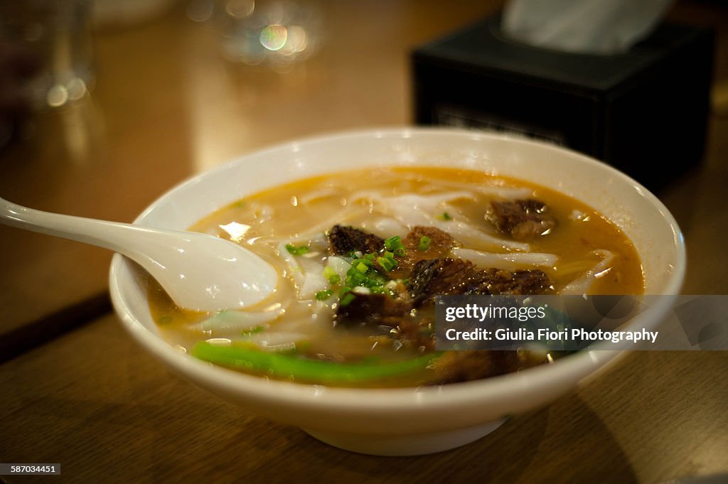 Beef noodle soup