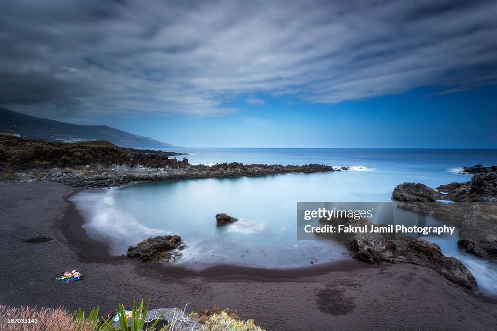 Coastal landscape view of Canary islands