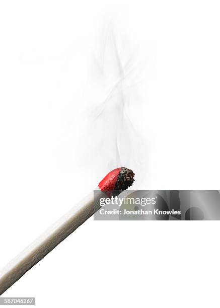 matchstick with smoke - matchstick stock pictures, royalty-free photos & images