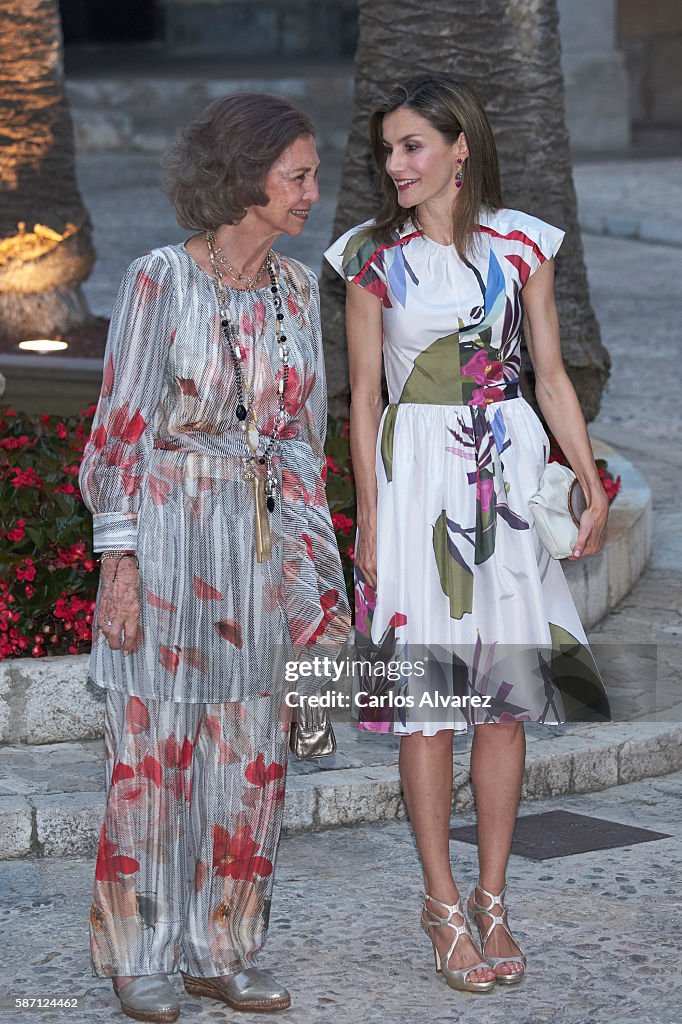 Spanish Royals Host a Dinner for Authorities in Palma de Mallorca