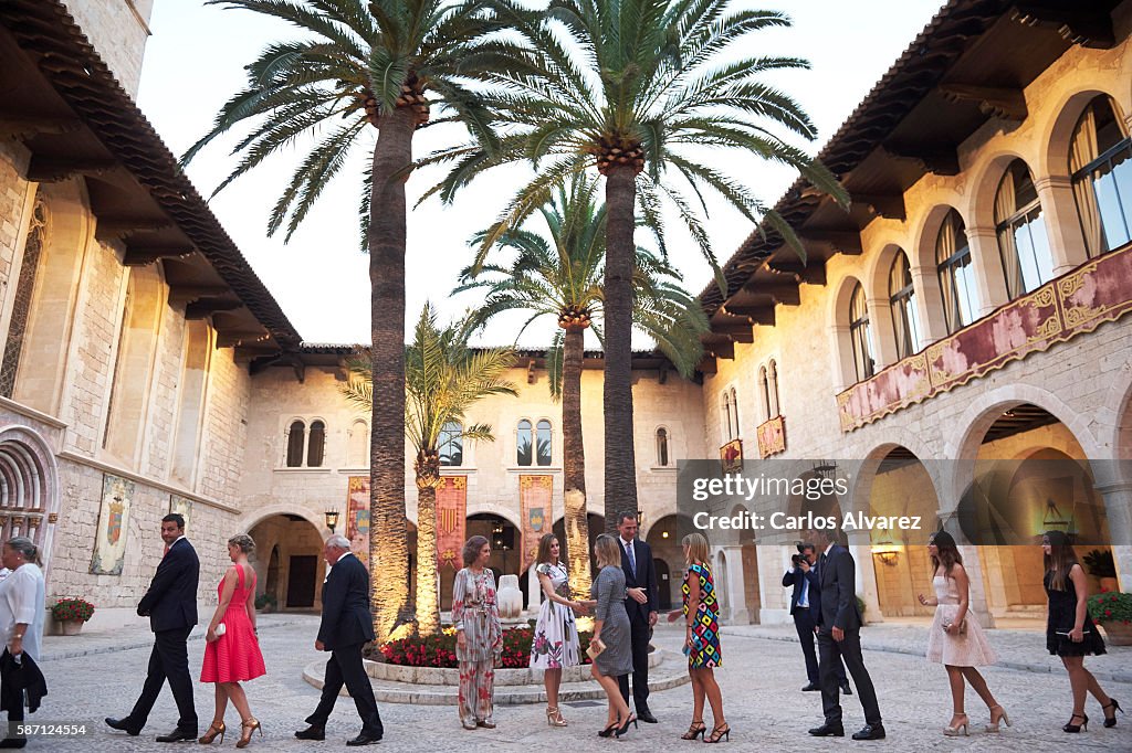 Spanish Royals Host a Dinner for Authorities in Palma de Mallorca