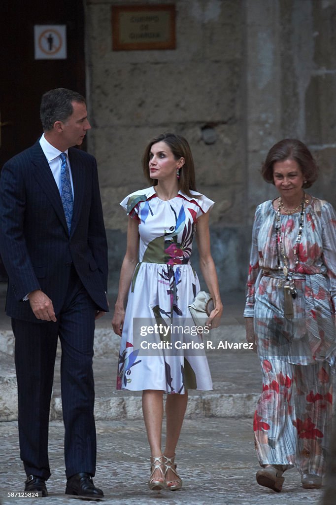 Spanish Royals Host a Dinner for Authorities in Palma de Mallorca