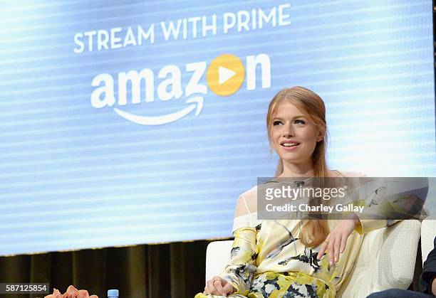 Actress Genevieve Angelson attends the Amazon 2016 Summer TCA Press Tour at The Beverly Hilton Hotel on August 7, 2016 in Beverly Hills, California.