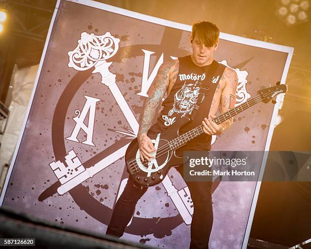 Andy Glass performs with We Came As Romans on Day 2 of the Heavy Montreal Festival at Parc Jean-Drapeau on August 7, 2016 in Montreal, Canada.