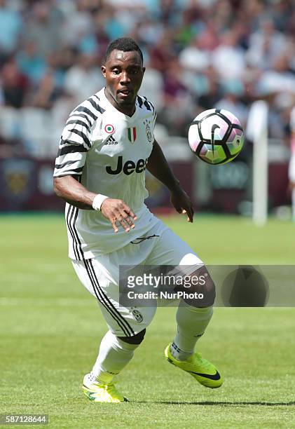 Juventus F.C Kwadwo Asamoah during todays match Betway Cup match between West Ham United and Juventus at The London Stadium, Queen Elizabeth II...