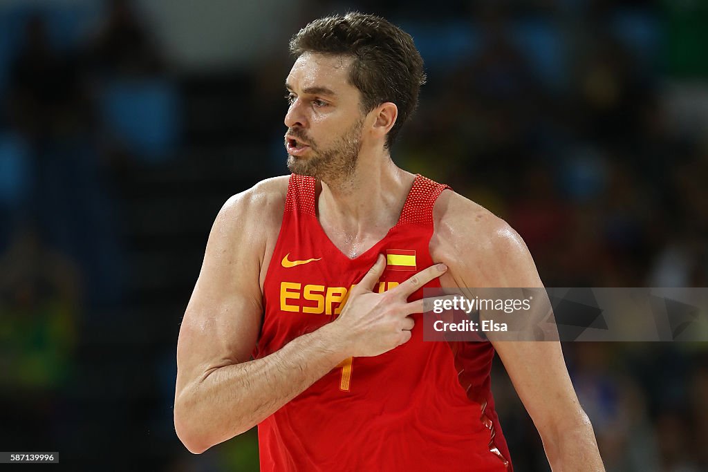 Croatia v Spain Men's Basketball - Olympics: Day 2