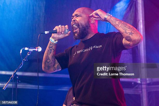 Shawn Brown of Dag Nasty performs on day four of Rebellion Festival at the Tower St Arena at Winter Gardens on August 7, 2016 in Blackpool, England.