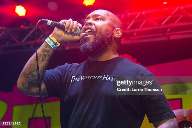 Shawn Brown of Dag Nasty performs on day four of Rebellion Festival at the Tower St Arena at Winter Gardens on August 7, 2016 in Blackpool, England.