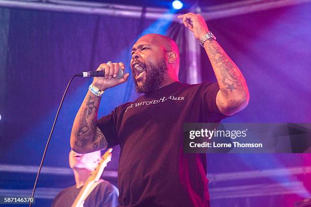 Shawn Brown of Dag Nasty performs on day four of Rebellion Festival at the Tower St Arena at Winter Gardens on August 7, 2016 in Blackpool, England.