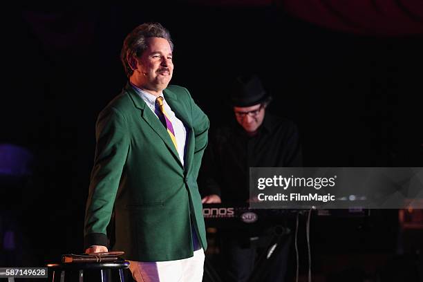 Comedian Paul F. Tompkins performs on The Barbary Stage during the 2016 Outside Lands Music And Arts Festival at Golden Gate Park on August 7, 2016...