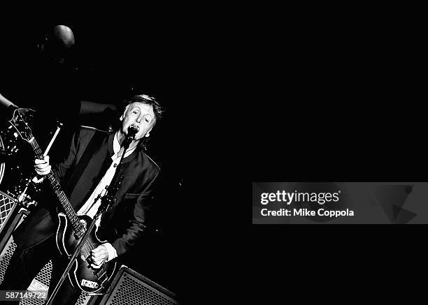 Paul McCartney performs in concert at MetLife Stadium on August 7, 2016 in East Rutherford, New Jersey.