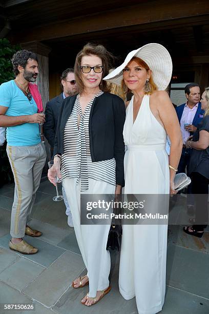 Sara Colleton and Ivana Lowell attend Tom & Diane Tuft and Christina Cuomo Celebrate the Launch of Jay McInerney's New Novel "Bright, Precious Days"...