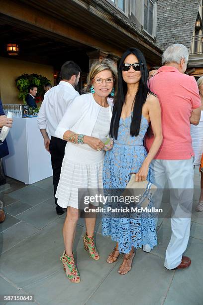 Diane Tuft and Helen Lee Schifter attend Tom & Diane Tuft and Christina Cuomo Celebrate the Launch of Jay McInerney's New Novel "Bright, Precious...