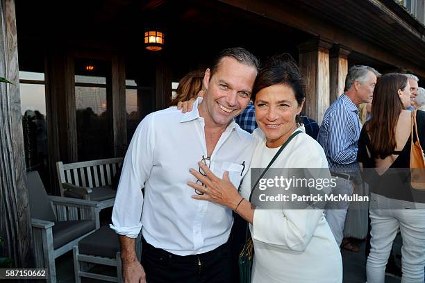 Justin Ward and Irene Albright attend Tom & Diane Tuft and Christina Cuomo Celebrate the Launch of Jay McInerney's New Novel "Bright, Precious Days"...