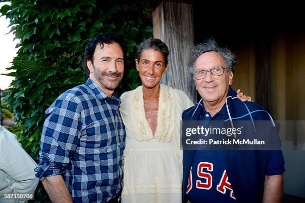 Peter Thomas Roth, Somers Farkas and Jonathan Farkas attend Tom & Diane Tuft and Christina Cuomo Celebrate the Launch of Jay McInerney's New Novel...