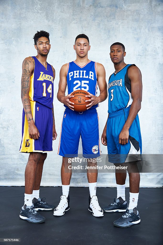 2016 NBA Rookie Photo Shoot