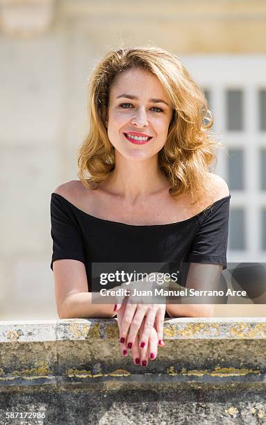 Silvia Abascal poses at the International Menendez Pelayo University on August 8, 2016 in Santander, Spain.