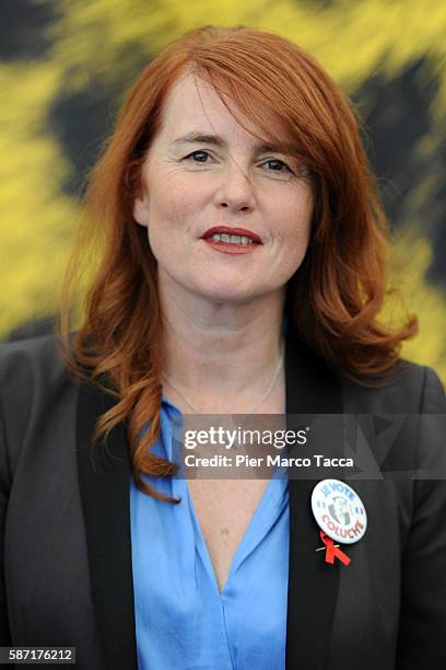 Director Marie-Castille Mention-Schaar attends 'Le ciel attendra' photocall during the 69th Locarno Film Festival on August 8, 2016 in Locarno,...