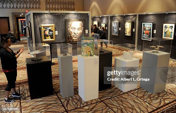 Star Trek artshow on day 5 of Creation Entertainment's Official Star Trek 50th Anniversary Convention at the Rio Hotel & Casino on August 7, 2016 in...