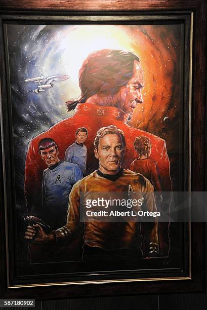Star Trek artshow on day 5 of Creation Entertainment's Official Star Trek 50th Anniversary Convention at the Rio Hotel & Casino on August 7, 2016 in...