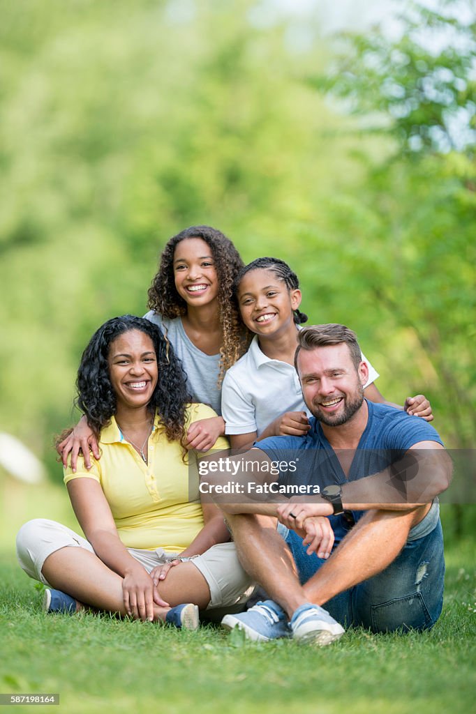 Gemischtes Familie