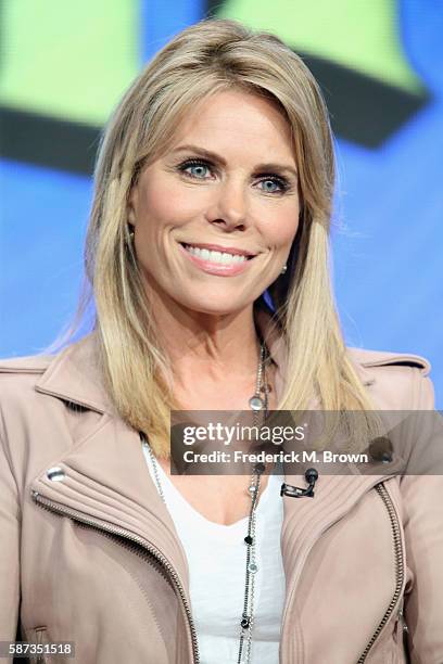 Actress Cheryl Hines speaks onstage at the 'Son of Zorn' panel discussion during the FOX portion of the 2016 Television Critics Association Summer...