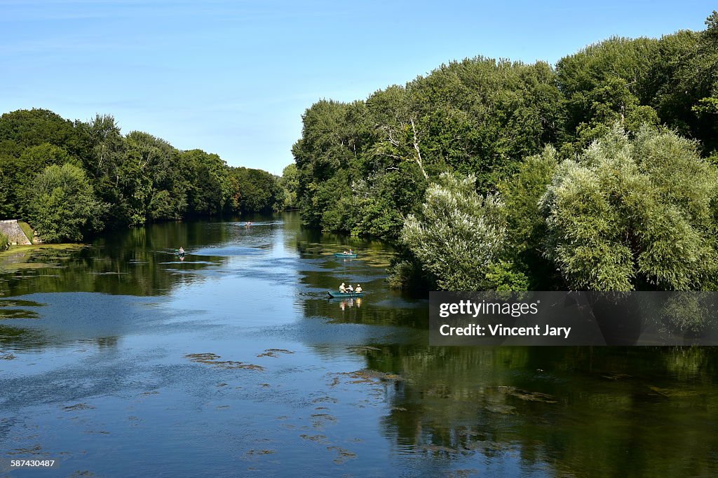 Le cher river in France