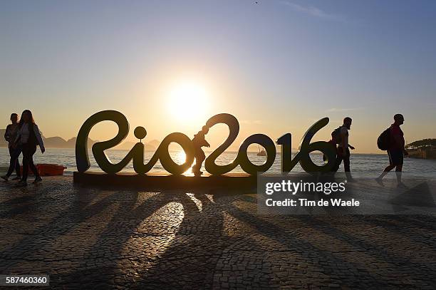 Olympic Rings Sunset Rio Olympics Rings Photos and Premium High Res Pictures - Getty Images