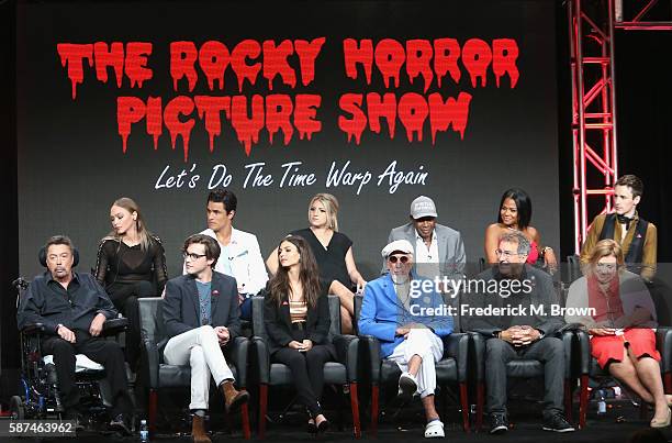 Actors Ivy Levan, Staz Nair, Annaleigh Ashford, Ben Vereen, Christina Milian, Reeve Carney, Tim Curry, Ryan McCartan, Victoria Justice, executive...