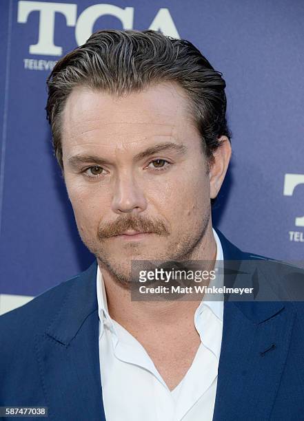 Clayne Crawford attends the FOX Summer TCA Press Tour on August 8, 2016 in Los Angeles, California.