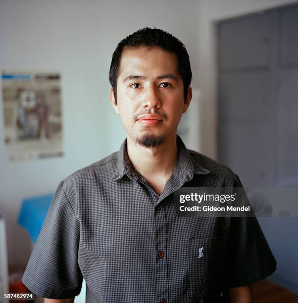 Eduardo de la Paz is a gay man who works at a psychological clinic, testing people for HIV. "I have decided to show my face in this project to convey...