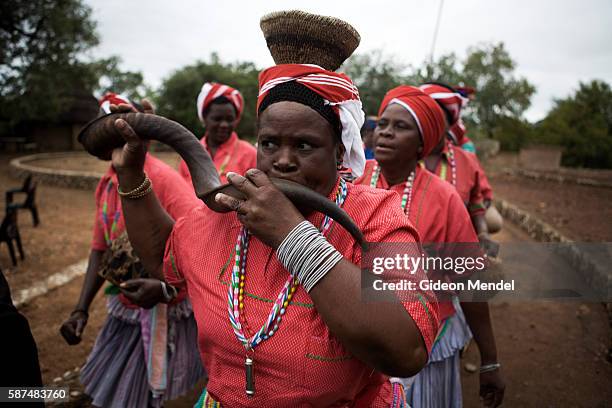 Performers from the Makuleke community use dance, drama and song to present the story of how their tribe were forced off their land at gunpoint by...