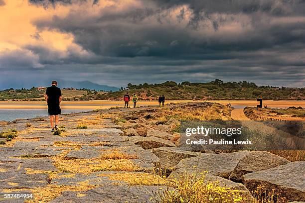 by the estuary - alvor stock pictures, royalty-free photos & images