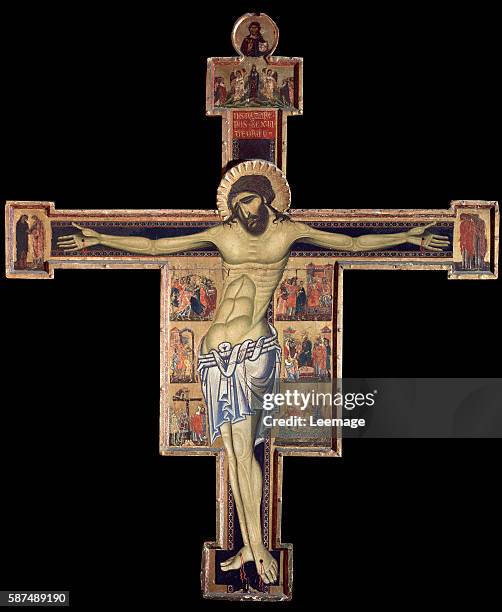 Painted crucifix 2nd half of 13th c. By Coppo di Marcovaldo Museo Civico, San Gimignano, Italy